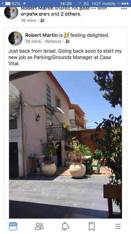 Casa Vital Boutique Hotel Rechovot Buitenkant foto